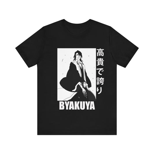 BLEACH Byakuya Kuchiki Manga Style Unisex Anime T-Shirt